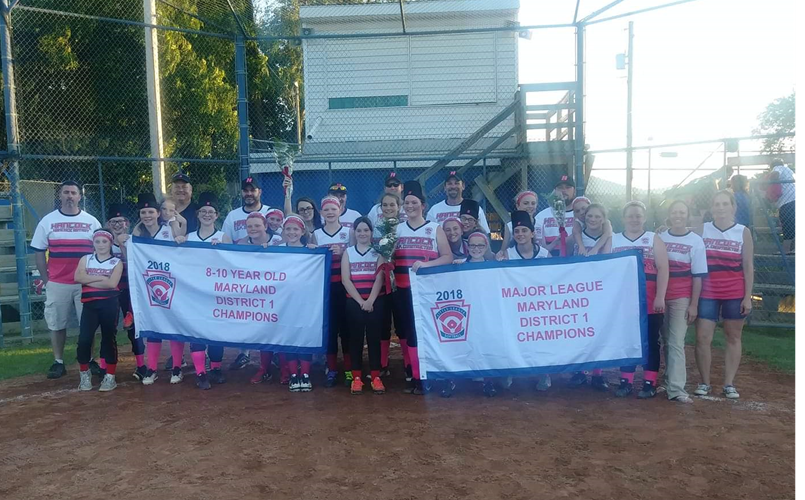 2018 Softball District Champs