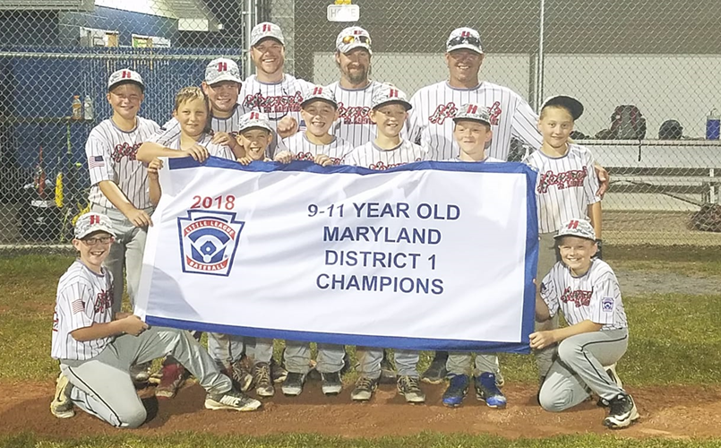 2018 9-11yr Old District 1 Champions